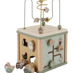 Cubo de actividad de madera Little Farm - Little Dutch