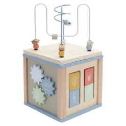Cubo de actividad de madera Océano - Little Dutch
