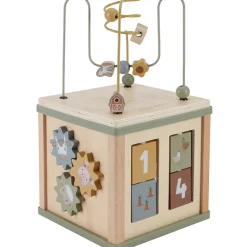 Cubo de actividad de madera Little Farm - Little Dutch