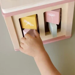Cubo de actividades de madera Wild Flowers - Little Dutch