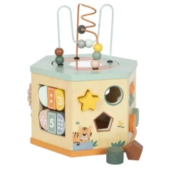 Cubo de motricidad de 7 caras Safari - Small foot company