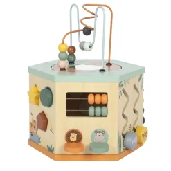 Cubo de motricidad de 7 caras Safari - Small foot company