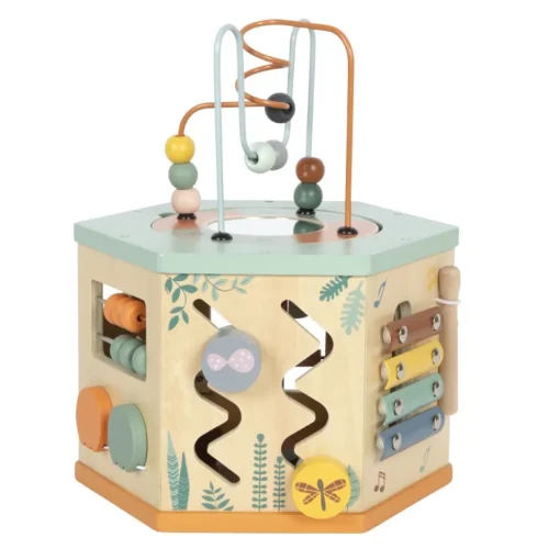 Cubo de motricidad de 7 caras Safari - Small foot company