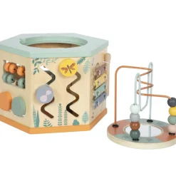 Cubo de motricidad de 7 caras Safari - Small foot company