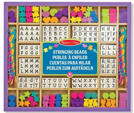 Cuentas de madera para ensartar - Melissa & Doug