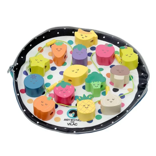 Cuentas para enhebrar Tutti frutti - Vilac