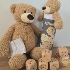 5 dados gigantes de madera - Egmont Toys