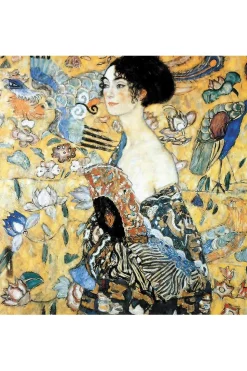 Dama con abanico de Klimt - Puzzle Michèle Wilson
