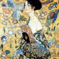 Dama con abanico de Klimt - Puzzle Michèle Wilson