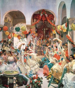Danza en Sevilla de Sorolla - Puzzle Michèle Wilson
