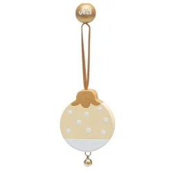 Decoraciones Navidad blancas (3 piezas) - Sevi