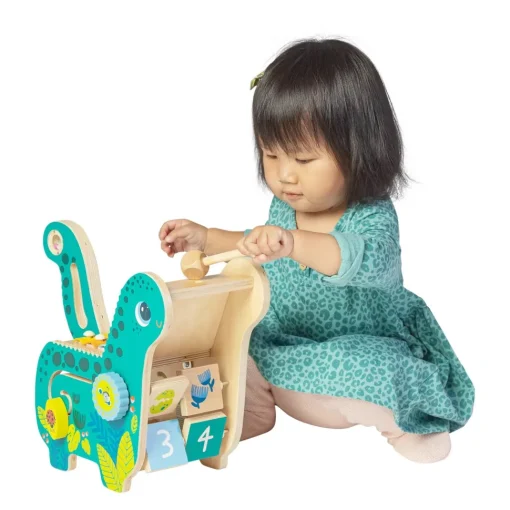 Diego dinosaurio musical de madera - Manhattan Toy