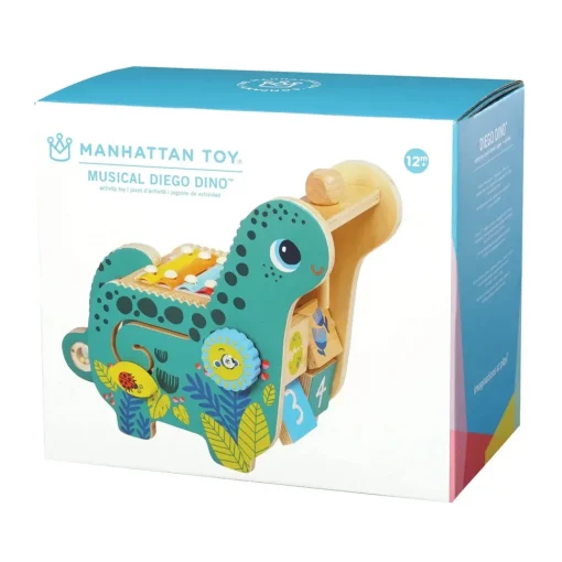 Diego dinosaurio musical de madera - Manhattan Toy