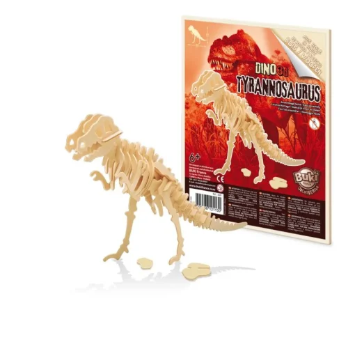 6 dinosaurios de madera para montar - Buki France