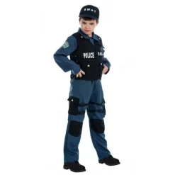 Disfraz de policía 128cm - Chaks