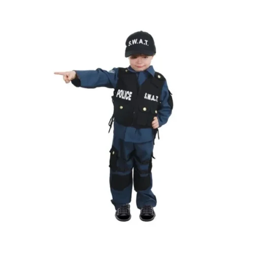 Disfraz de policía 128cm - Chaks