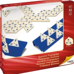 Dominó triangular - caja de metal - Cayro