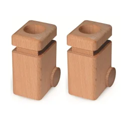 Dos contenedores de basura naturales - Fagus