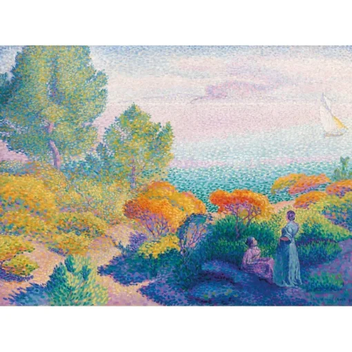 Dos mujeres junto al mar Cruz - Puzzle Michèle Wilson