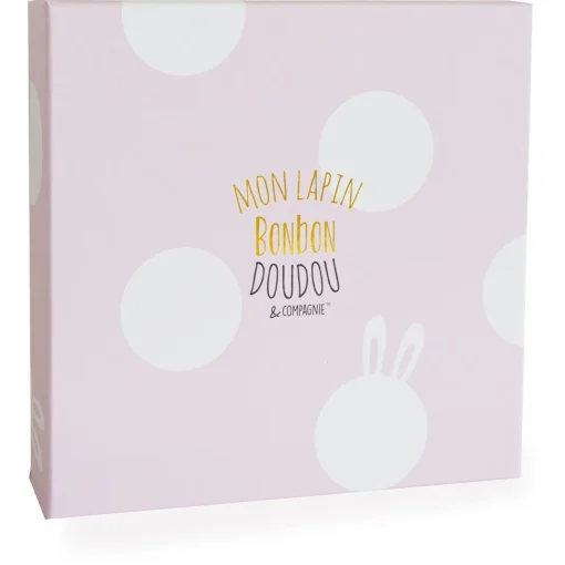 Doudou Lapin Bonbon rose - Doudou et Compagnie