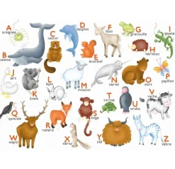 El alfabeto de los animales por Hannah Weeks - Puzzle Michèle Wilson
