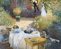 El almuerzo de Monet - Puzzle Michèle Wilson