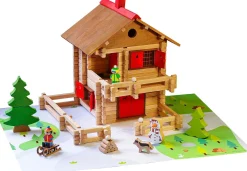 El chalet en las montañas 215 piezas de madera - Jeujura