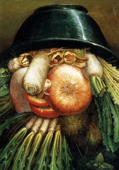 El hombre de la huerta de Arcimboldo - Puzzle Michèle Wilson