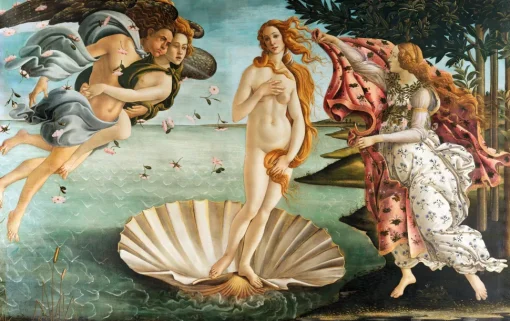 El nacimiento de Venus de Botticelli - Puzzle Michèle Wilson