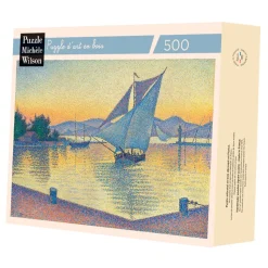 El puerto al atardecer de Signac - Puzzle Michèle Wilson