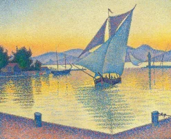 El puerto al atardecer de Signac - Puzzle Michèle Wilson