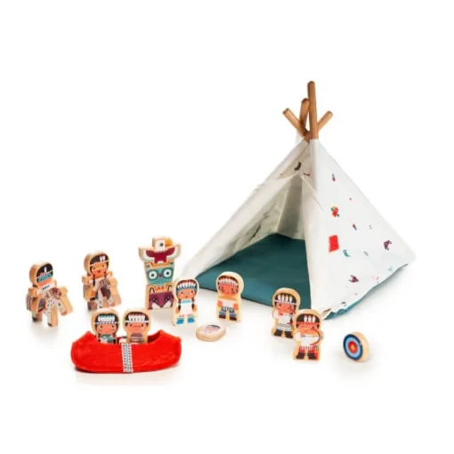 El tipi y los indios - Lilliputiens
