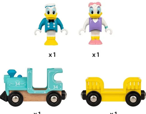 El tren del Pato Donald y Daisy - Brio