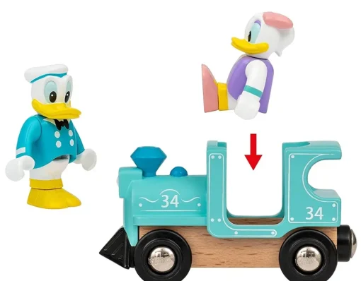 El tren del Pato Donald y Daisy - Brio