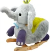 Elefante mecedora gris - Gerardo's Toys