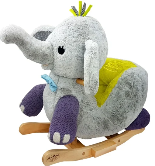 Elefante mecedora gris - Gerardo's Toys