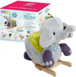 Elefante mecedora gris - Gerardo's Toys