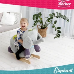 Elefante mecedora gris - Gerardo's Toys
