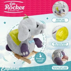 Elefante mecedora gris - Gerardo's Toys