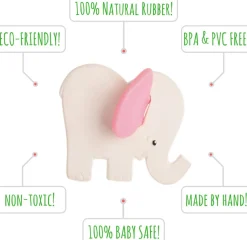 Elefante rosa para la dentición - Lanco Toys