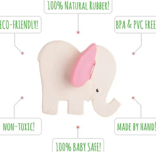 Elefante rosa para la dentición - Lanco Toys
