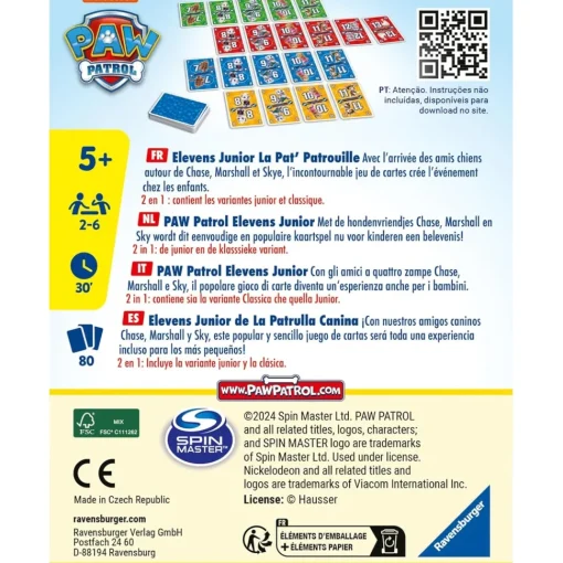 Elevens Junior - La Patrulla Canina - Ravensburger