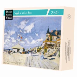 En las tablas de Trouville Monet - Puzzle Michèle Wilson