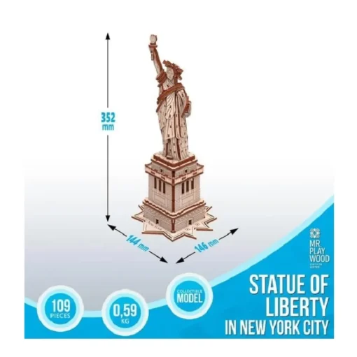 Estatua de la libertad modelo - Mr Playwood