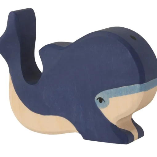 Estatuilla de ballena azul - Holztiger