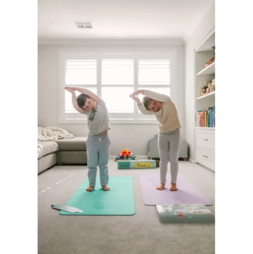 Esterilla de yoga para niños verde - Buki France