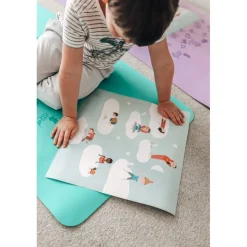 Esterilla de yoga para niños verde - Buki France