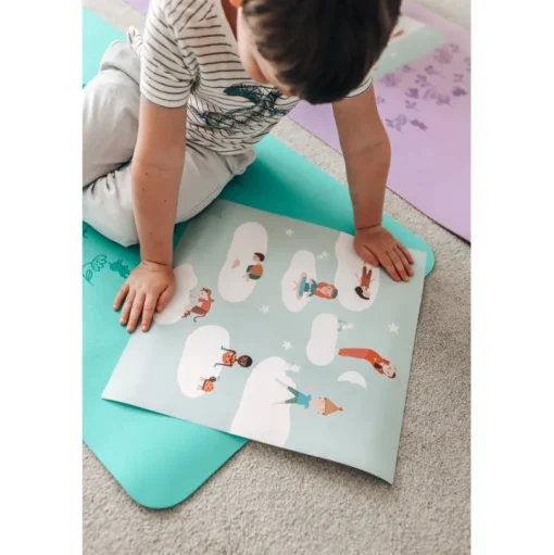 Esterilla de yoga para niños verde - Buki France