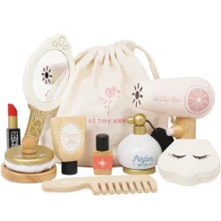 Estuche de belleza de tela con accesorios de madera - Le Toy Van