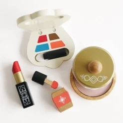Estuche de belleza de tela con accesorios de madera - Le Toy Van
